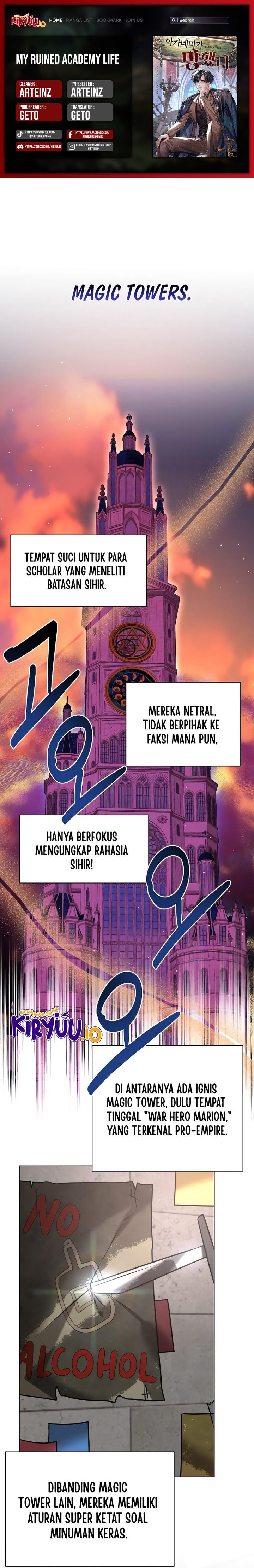 My Ruined Academy Chapter 40 Gambar 1