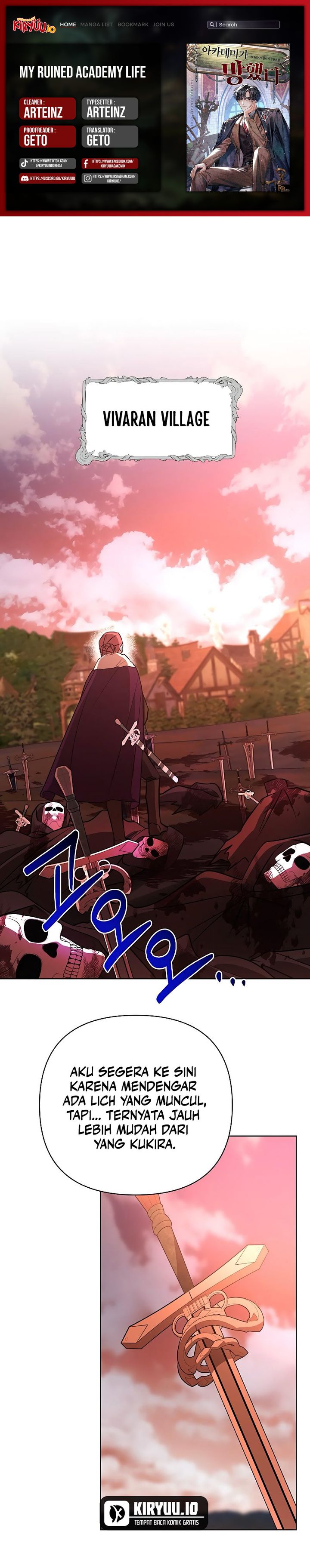 My Ruined Academy Chapter 48 Gambar 1