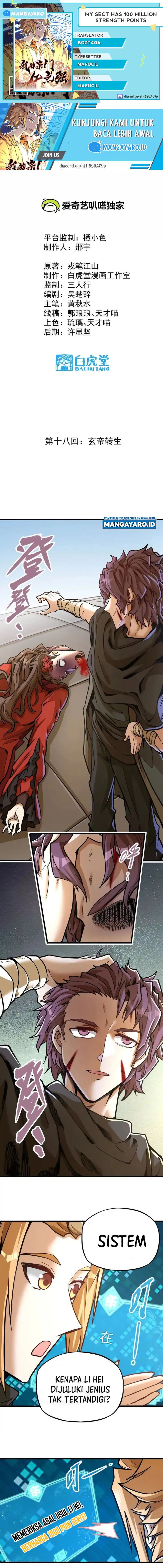 My Sect Has 100 Million Strength Points Chapter 18 Gambar 1