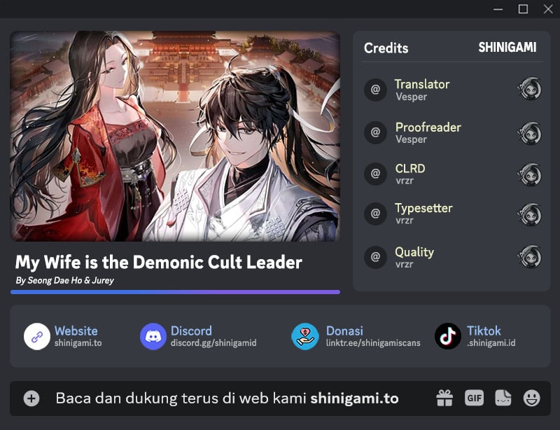 My Wife Is The Demonic Cult Leader Chapter 16 Gambar 1
