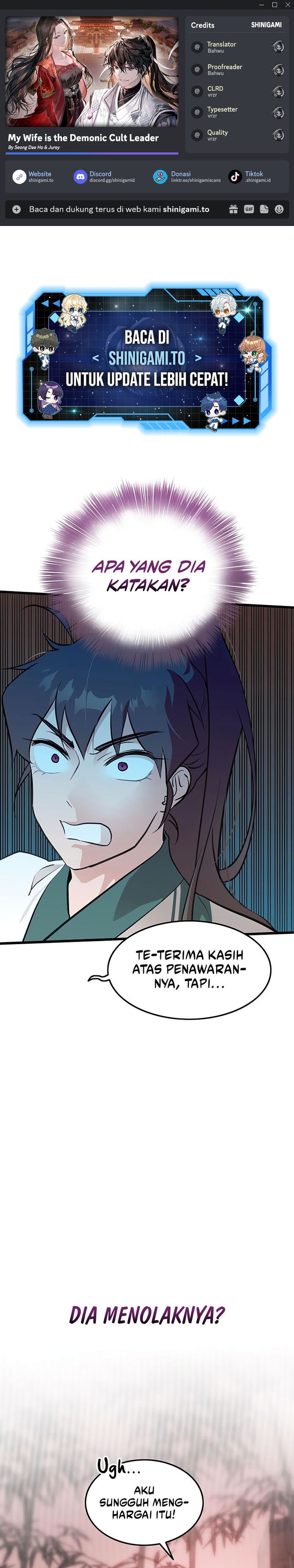 My Wife Is The Demonic Cult Leader Chapter 17 Gambar 1