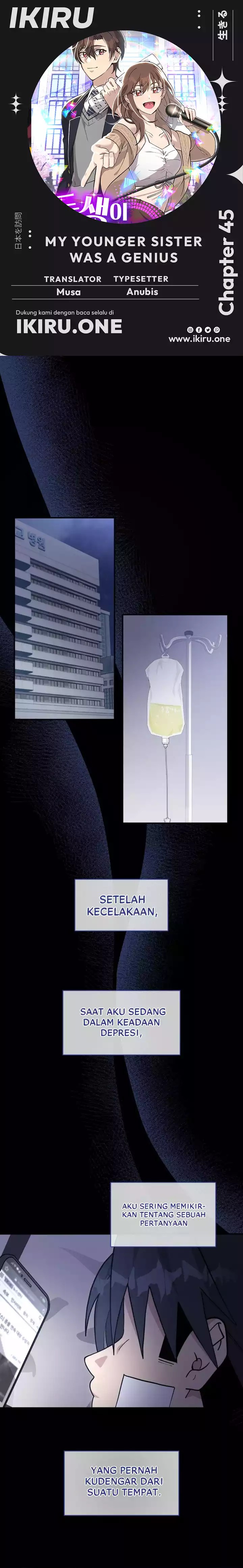 My Younger Sister Was a Genius Chapter 45 Gambar 1