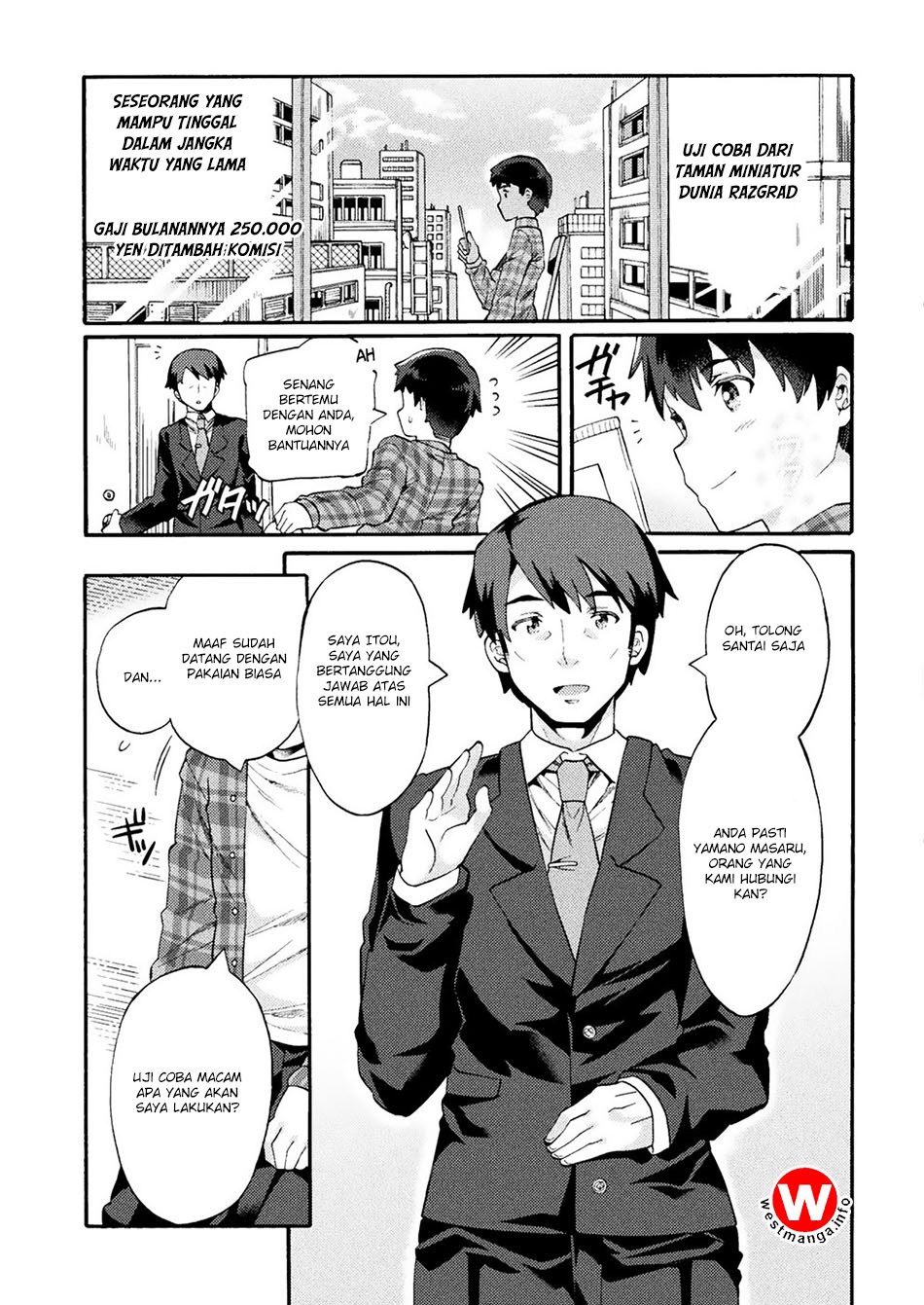 NEET dakedo Hello Work ni Ittara Isekai ni Tsuretekareta Chapter 01 Gambar 5
