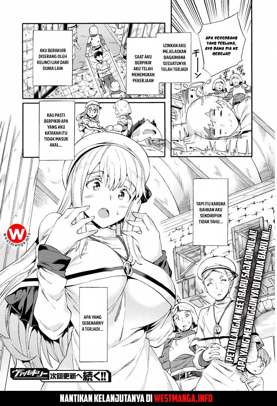 NEET dakedo Hello Work ni Ittara Isekai ni Tsuretekareta Chapter 01 Gambar 24