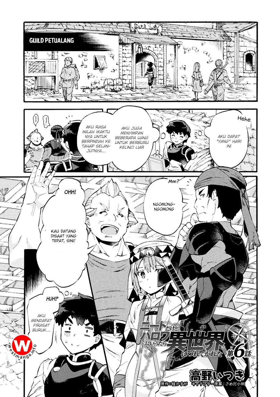 NEET dakedo Hello Work ni Ittara Isekai ni Tsuretekareta Chapter 06 Gambar 2
