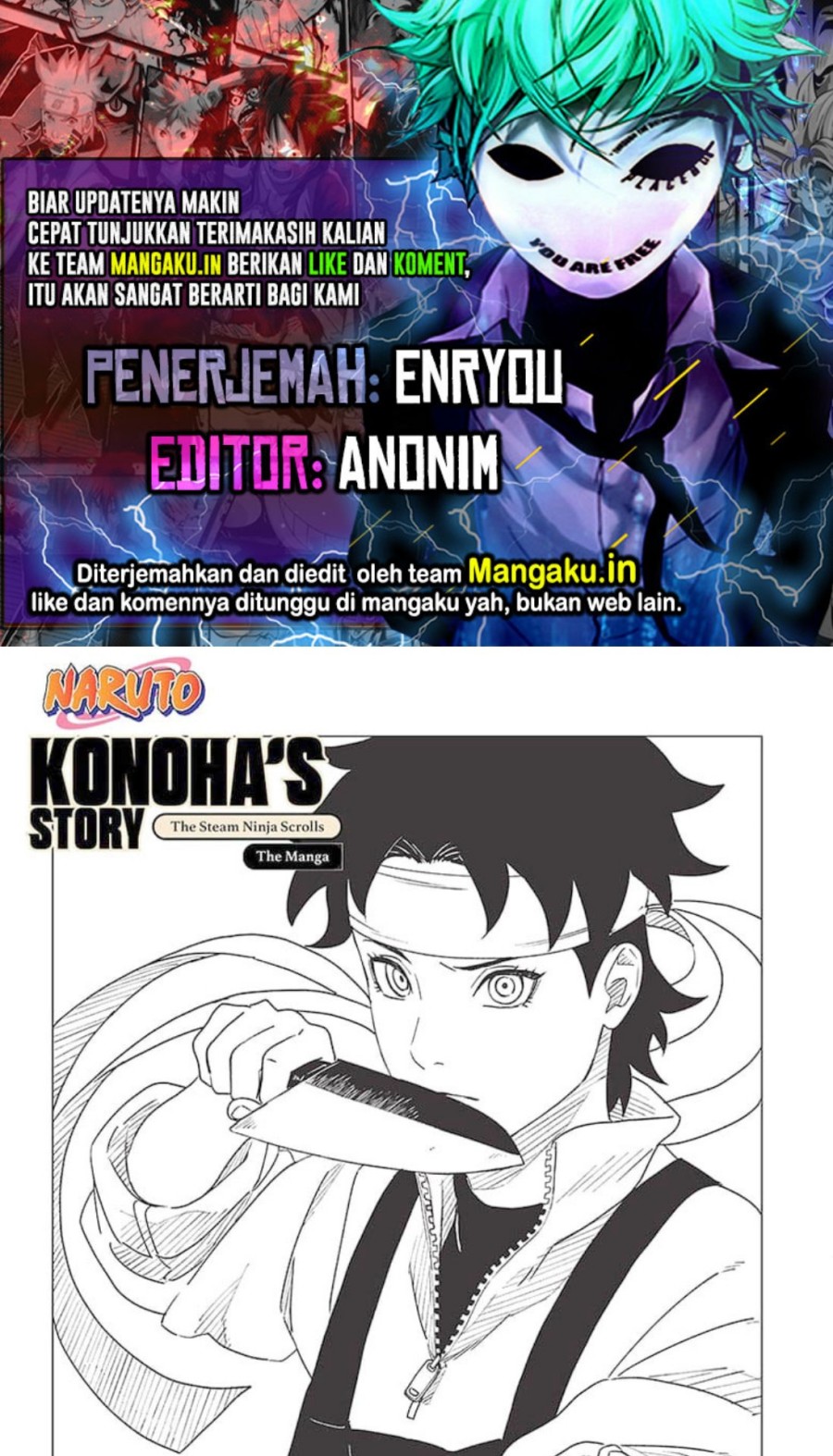 Naruto: Konoha’s Story—The Steam Ninja Scrolls Chapter 10.1 Gambar 1