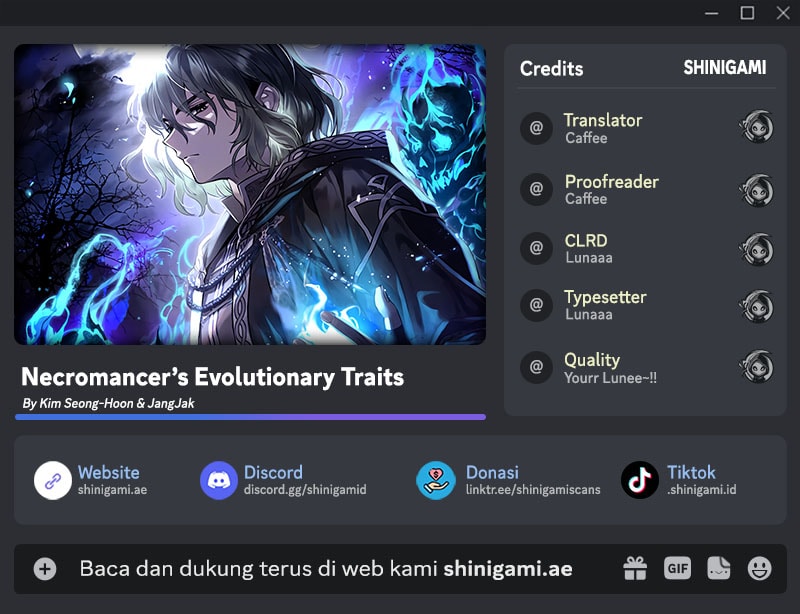 Necromancer’s Evolutionary Traits Chapter 87 Gambar 1