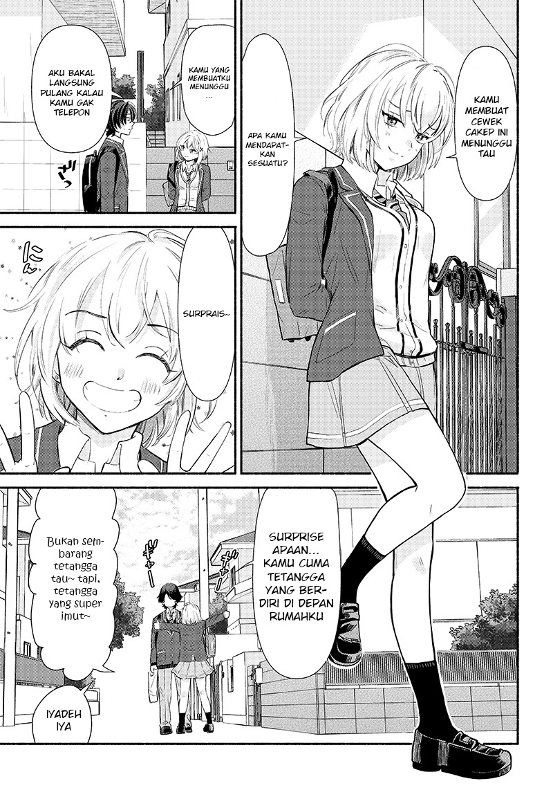 Nee, Mou Isso Tsukiacchau? Osananajimi No Bishoujo Ni Tanomarete, Camo Kareshi Hajimemashita Chapter 01.2 Gambar 10