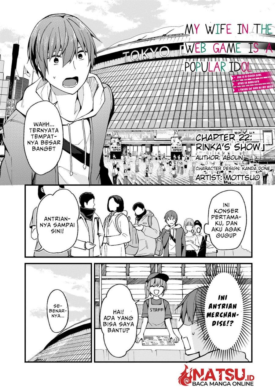 Netoge no Yome ga Ninki Idol datta Chapter 22 Gambar 2