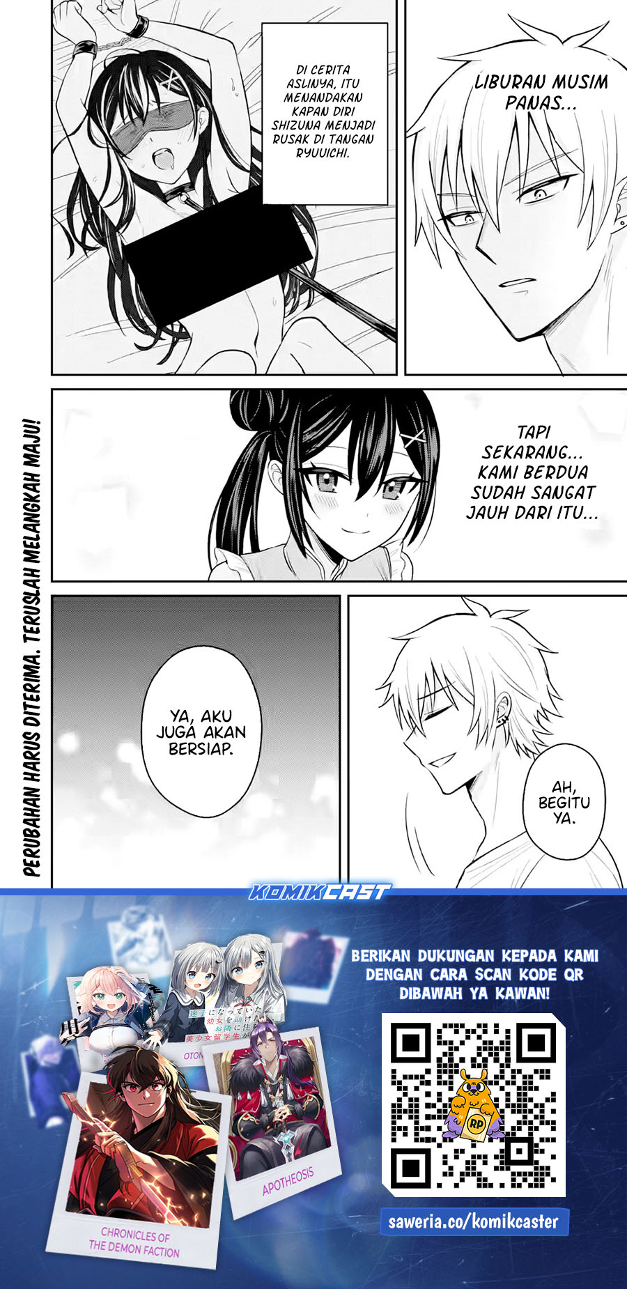 Netorare Manga no Kuzu Otoko ni Tensei Shita Hazu ga Heroine ga Yottekuru Ken Chapter 17 Gambar 33