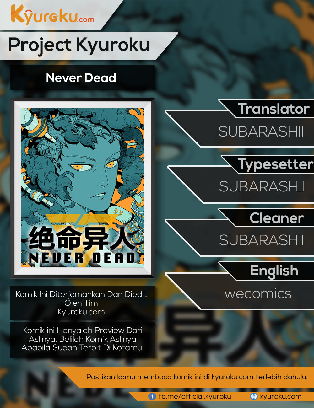 Never Dead Chapter 27 Gambar 1