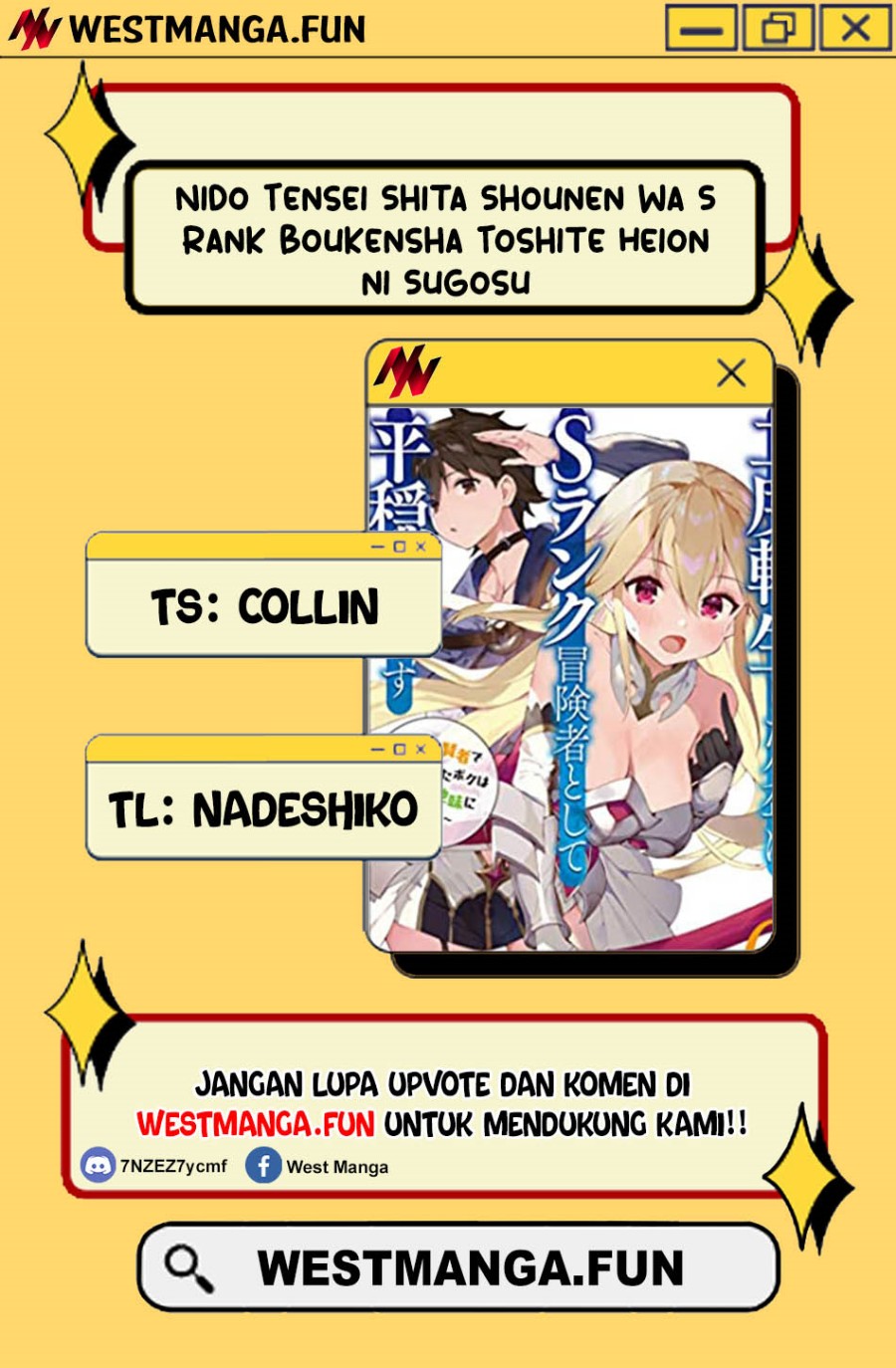 Nido Tensei Shita Shounen wa S Rank Boukensha Toshite Heion ni Sugosu Chapter 44 Gambar 4