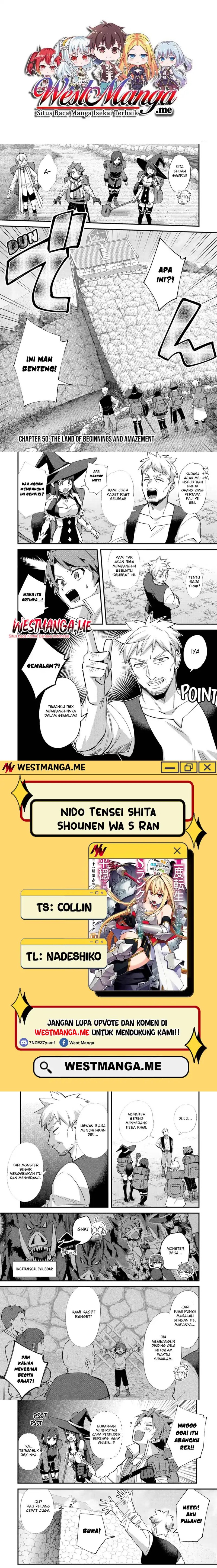 Nido Tensei Shita Shounen wa S Rank Boukensha Toshite Heion ni Sugosu Chapter 50 Gambar 1