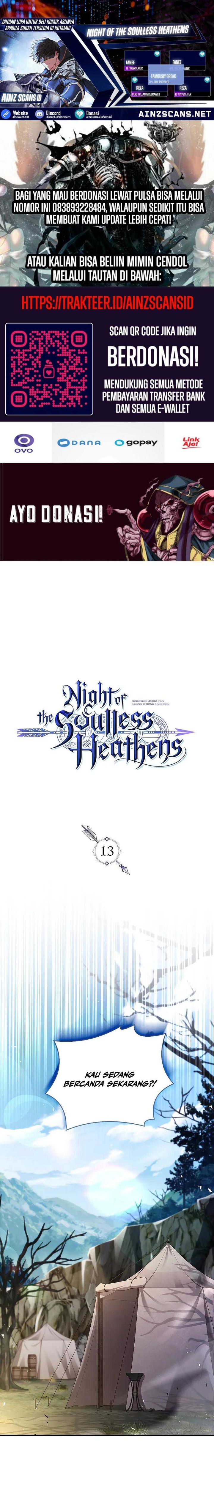 Night of the Soulless Heathens Chapter 13 Gambar 1