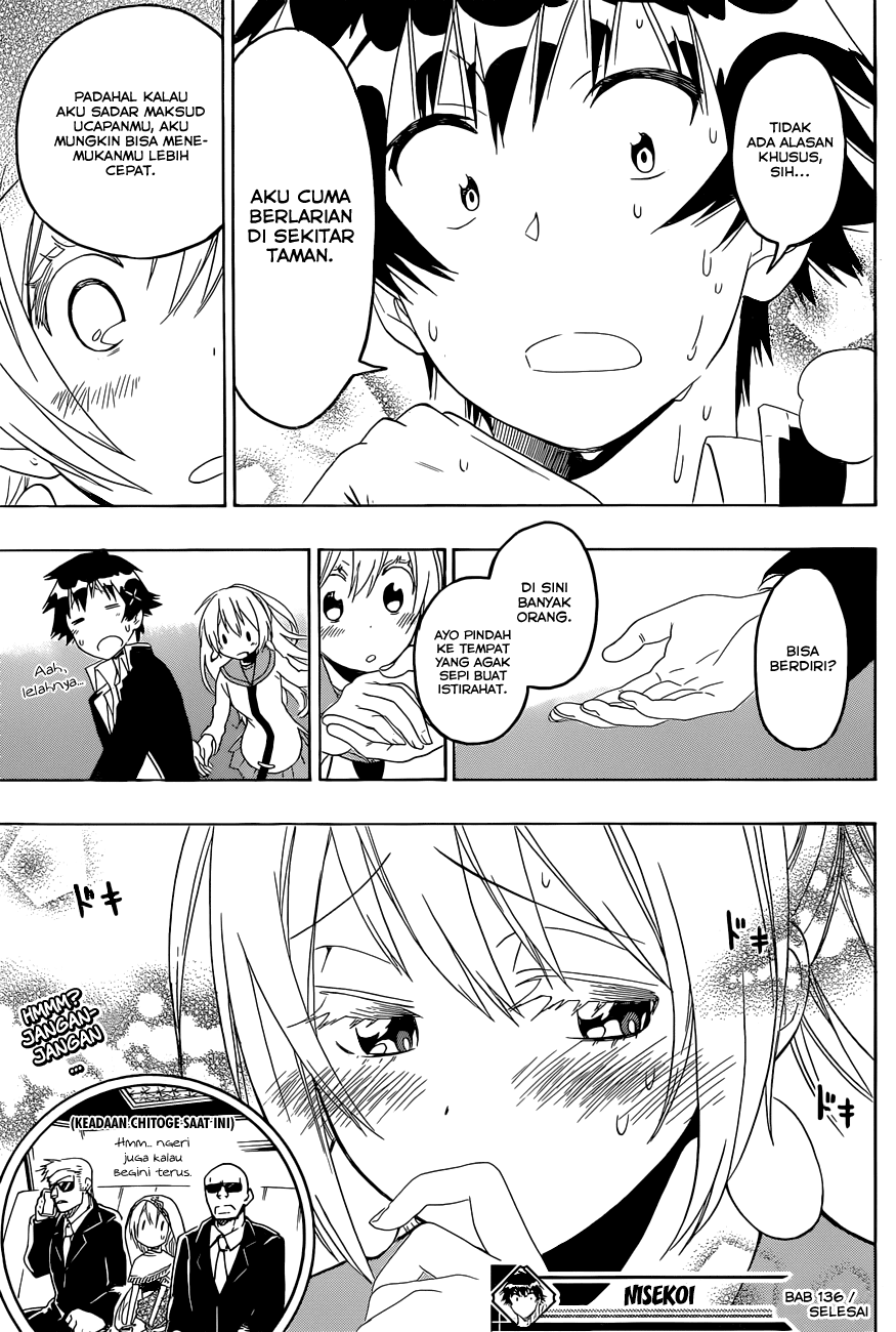 Nisekoi Chapter 136 Gambar 19
