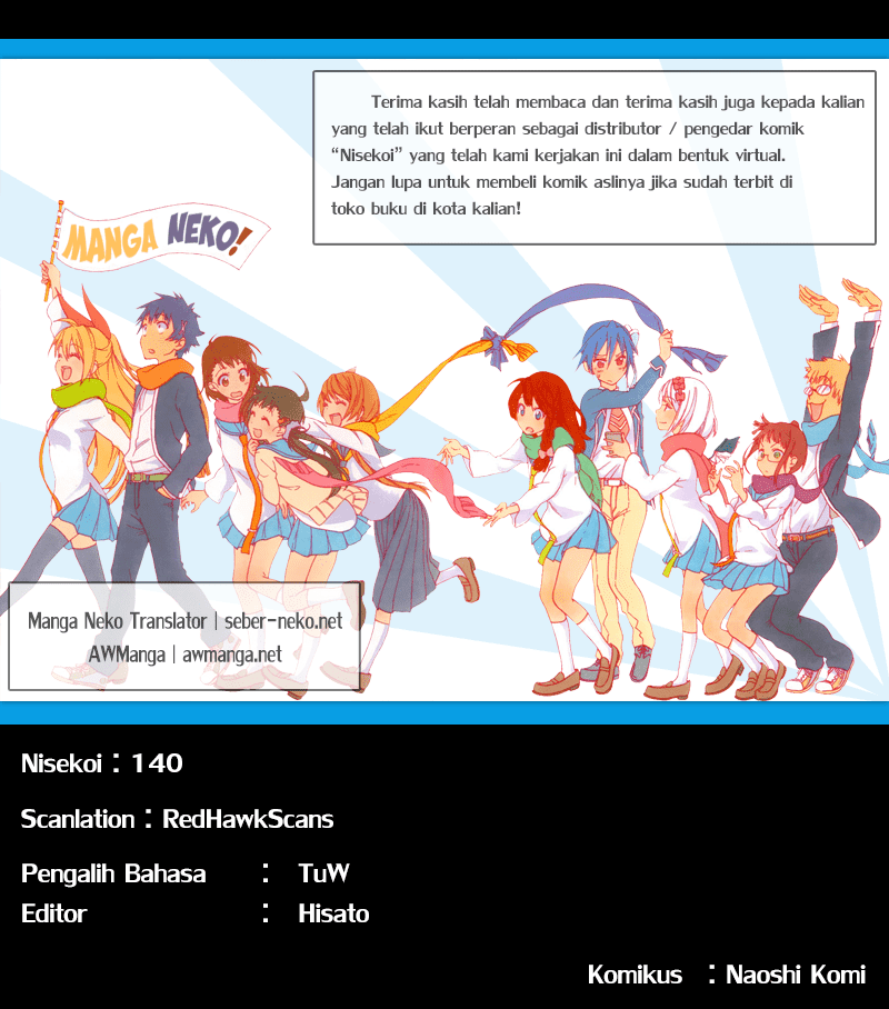 Nisekoi Chapter 140 Gambar 22