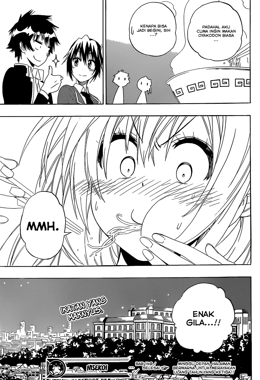 Nisekoi Chapter 149 Gambar 20