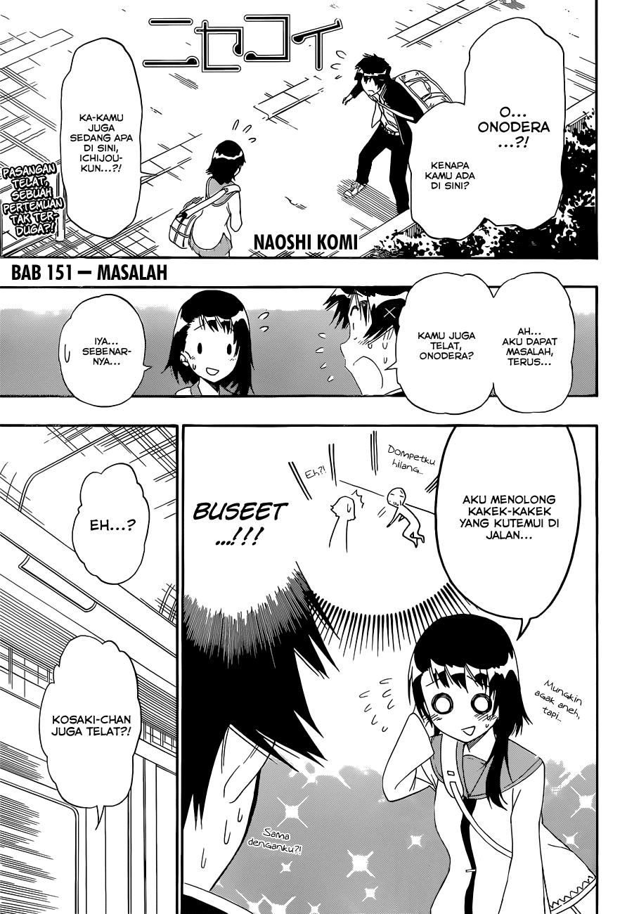 Nisekoi Chapter 151 Gambar 2