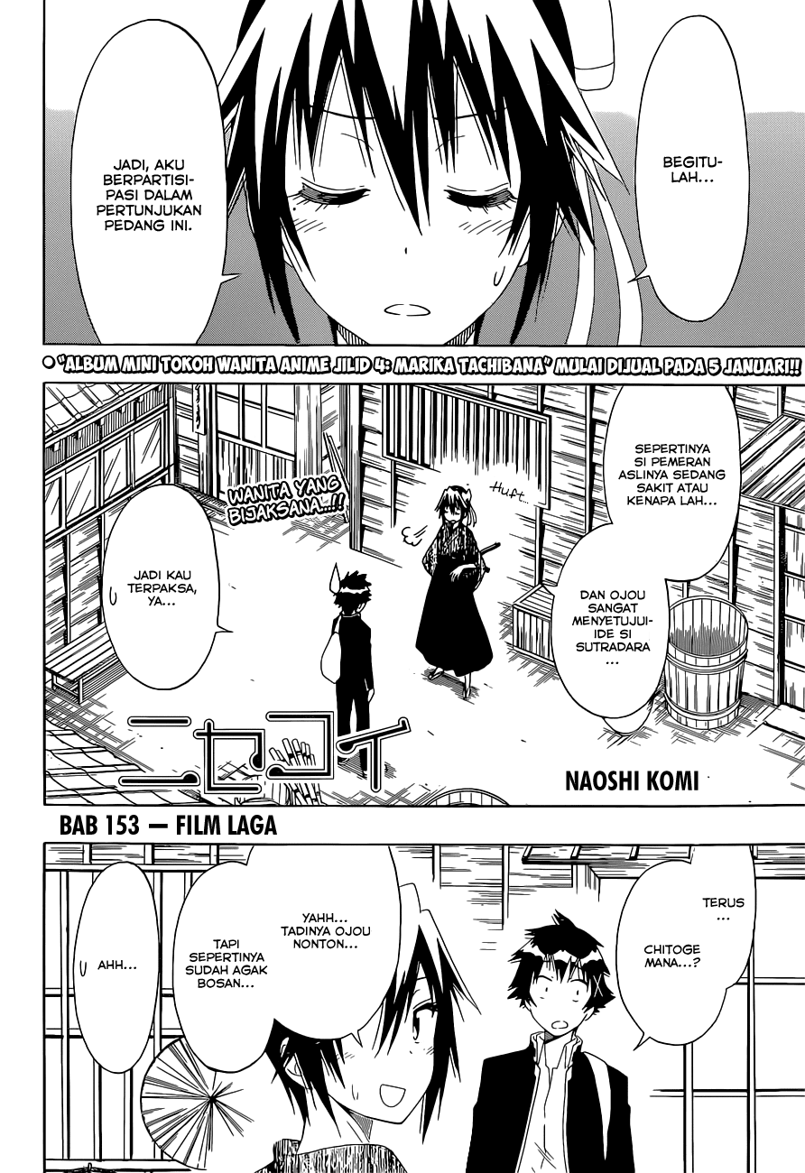 Nisekoi Chapter 153 Gambar 3