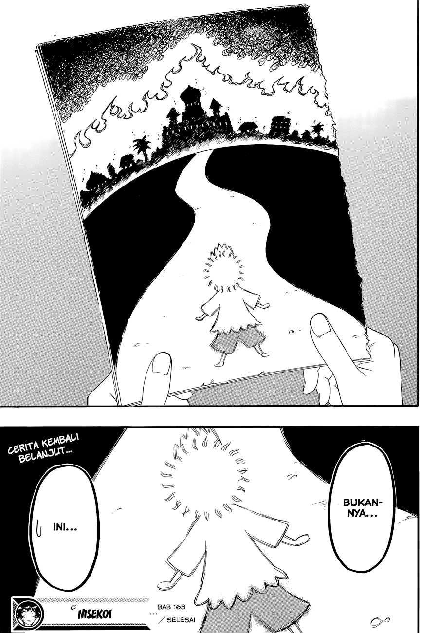 Nisekoi Chapter 163 Gambar 14