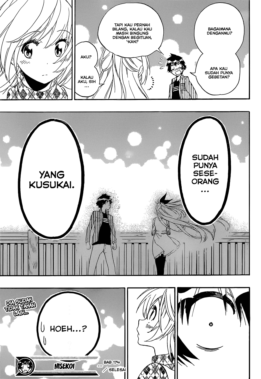 Nisekoi Chapter 174 Gambar 20