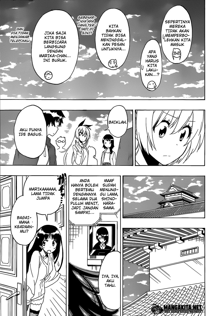 Nisekoi Chapter 183 Gambar 14