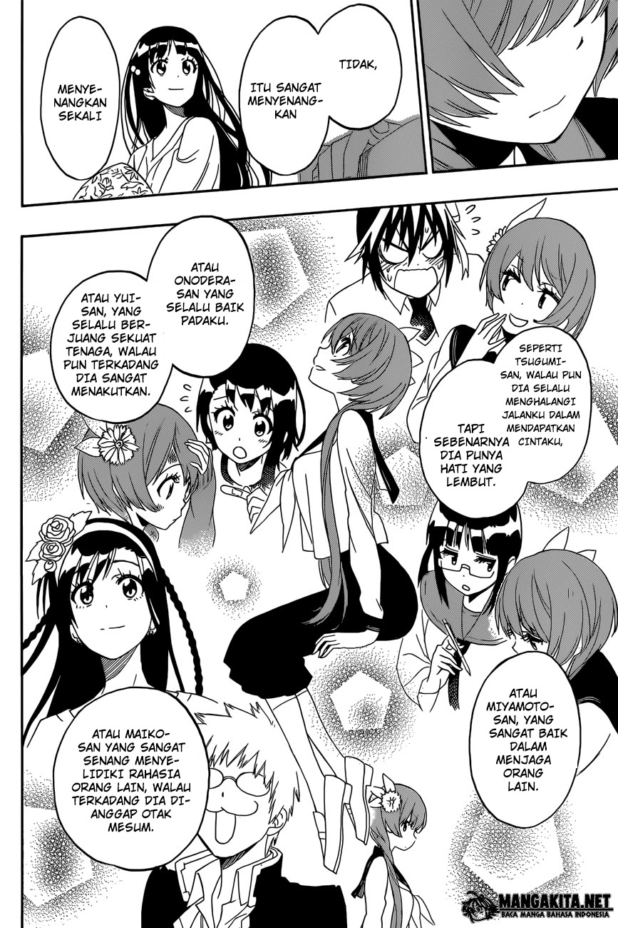 Nisekoi Chapter 183 Gambar 17