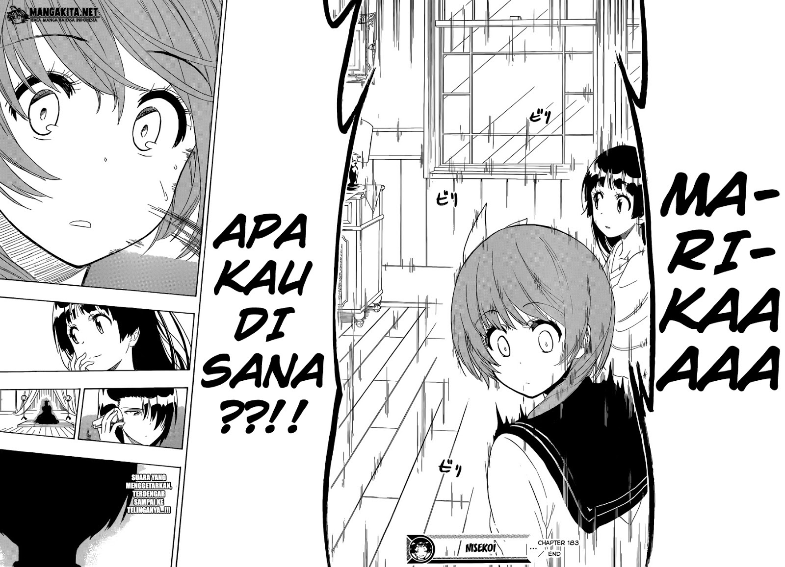 Nisekoi Chapter 183 Gambar 19