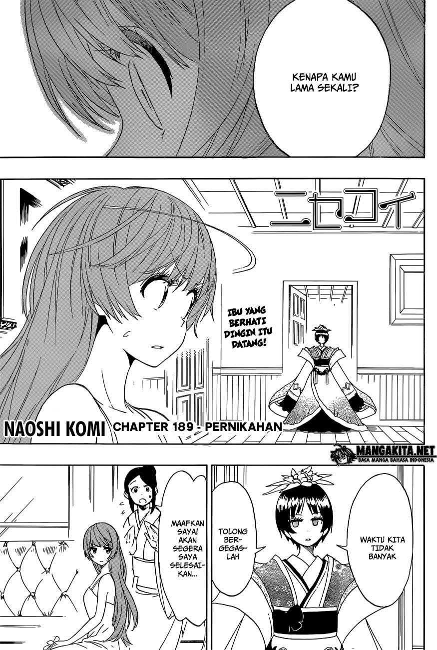Nisekoi Chapter 189 Gambar 2