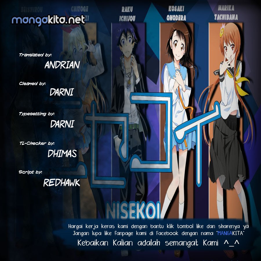 Nisekoi Chapter 190 Gambar 1