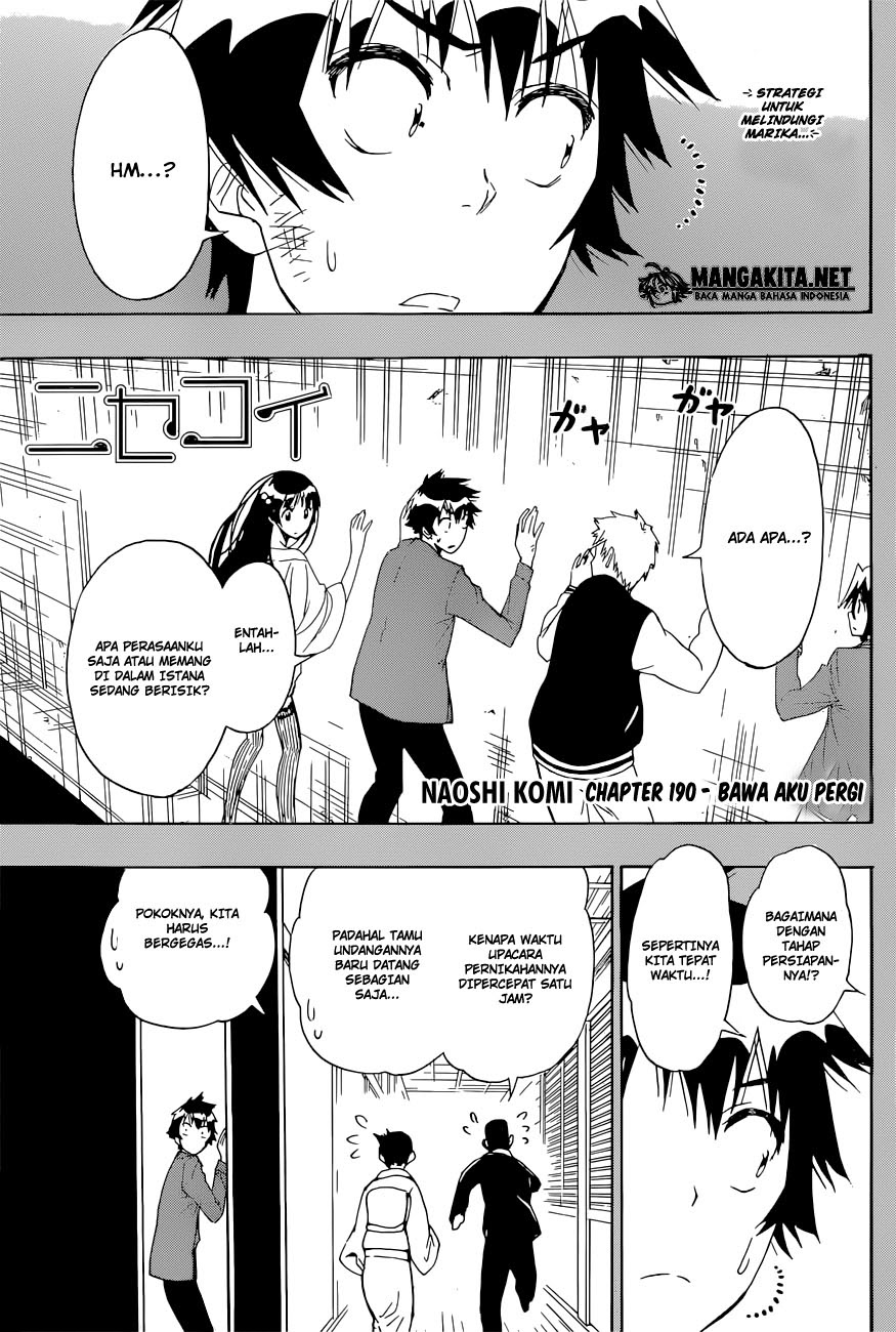 Nisekoi Chapter 190 Gambar 2