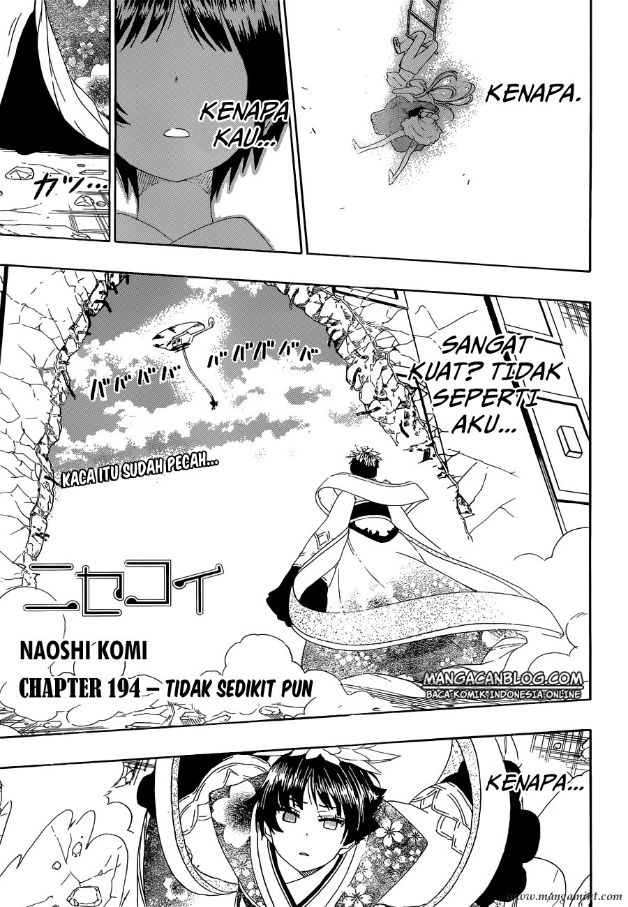 Nisekoi Chapter 194 Gambar 1