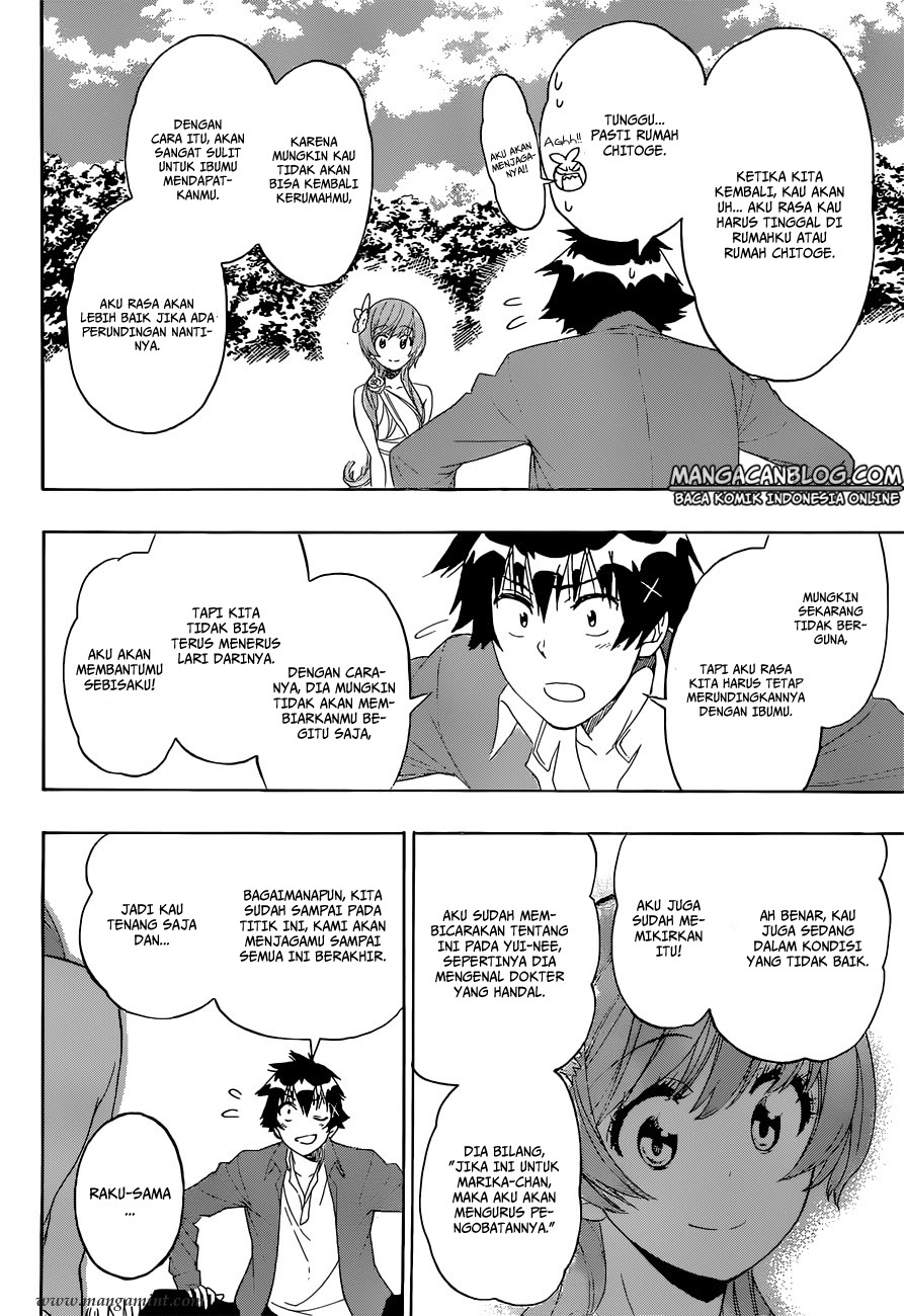 Nisekoi Chapter 194 Gambar 8