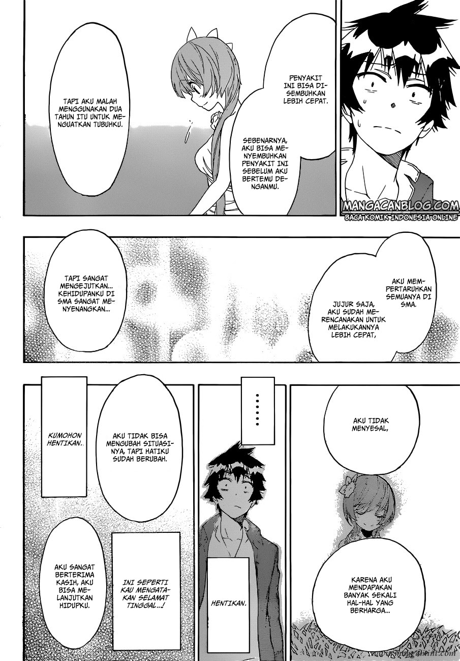 Nisekoi Chapter 194 Gambar 14