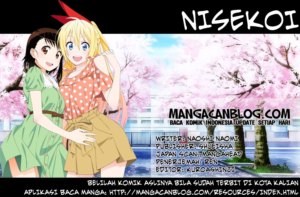 Nisekoi Chapter 210 Gambar 1