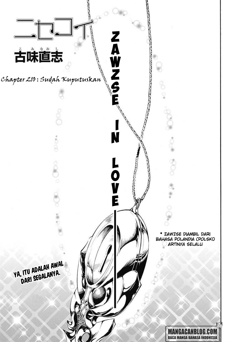 Nisekoi Chapter 210 Gambar 2