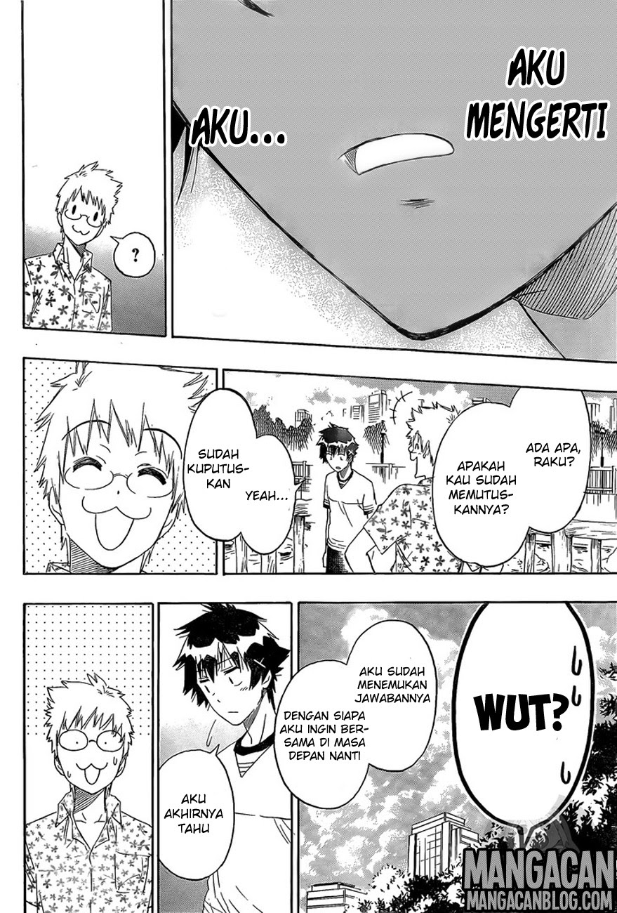 Nisekoi Chapter 217 Gambar 12