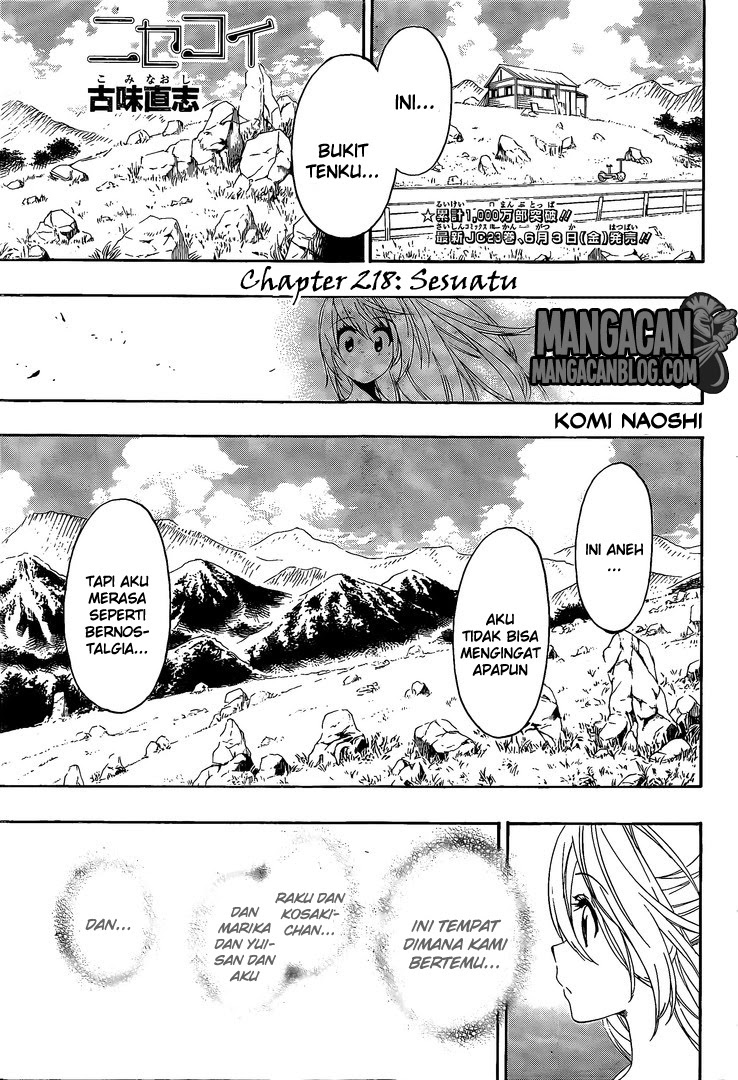 Nisekoi Chapter 218 Gambar 2