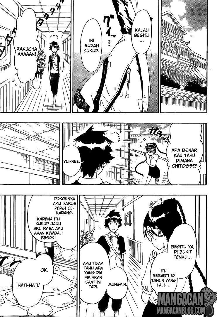 Nisekoi Chapter 218 Gambar 4