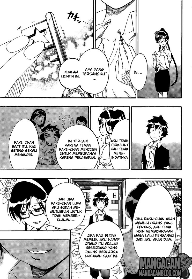Nisekoi Chapter 218 Gambar 8