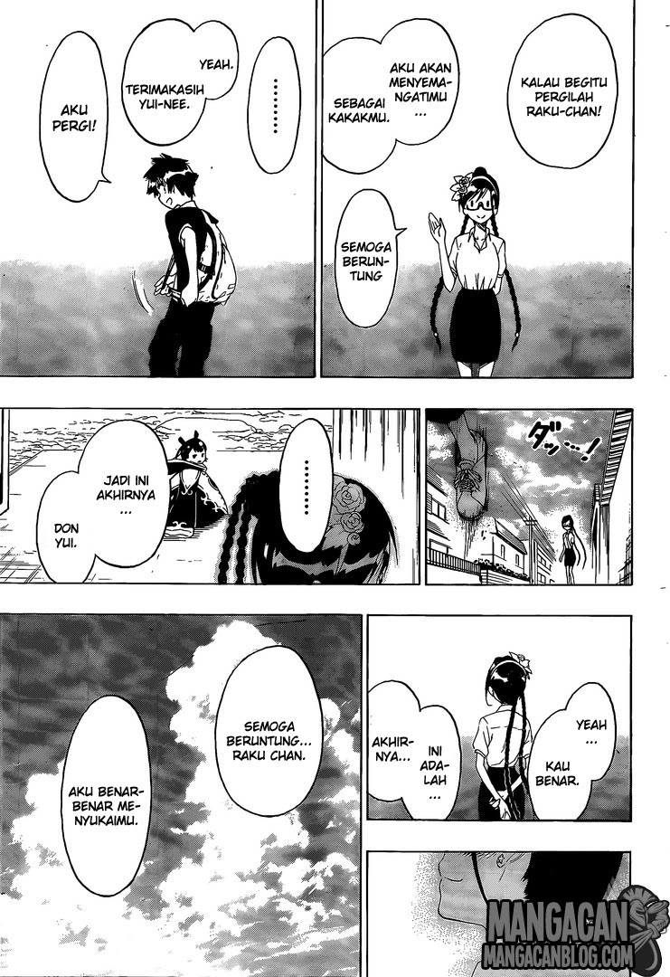 Nisekoi Chapter 218 Gambar 10