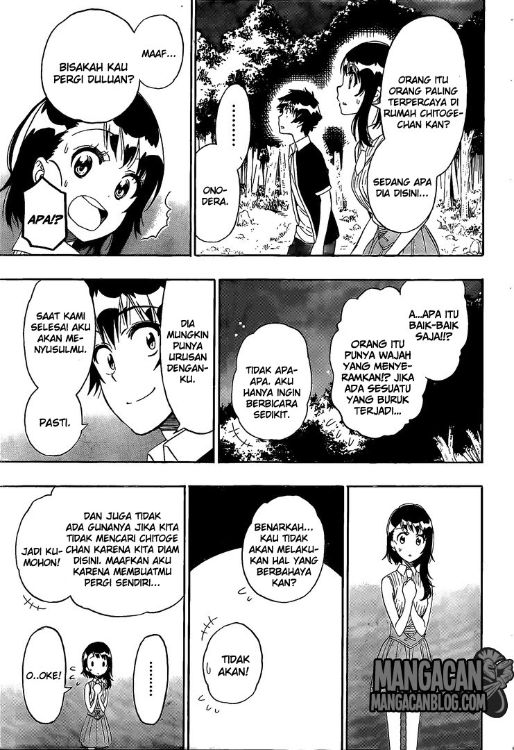 Nisekoi Chapter 218 Gambar 16