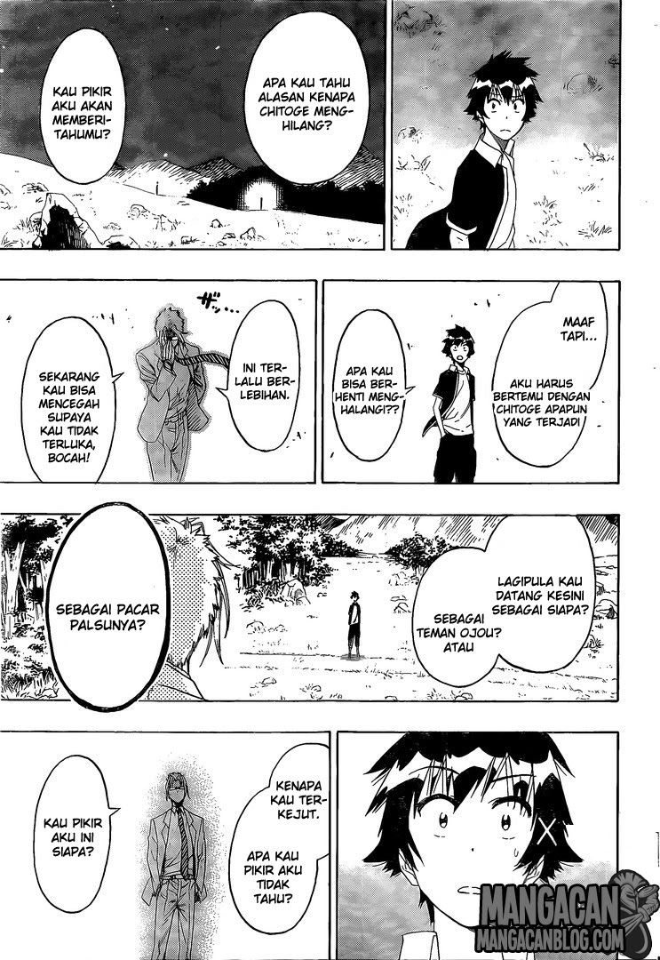 Nisekoi Chapter 218 Gambar 18