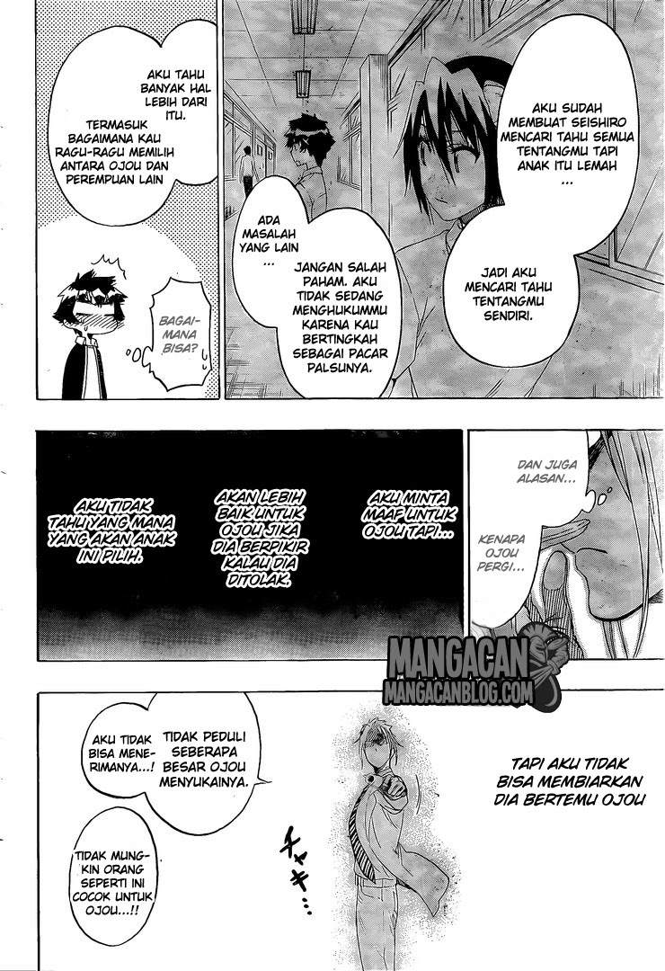 Nisekoi Chapter 218 Gambar 19
