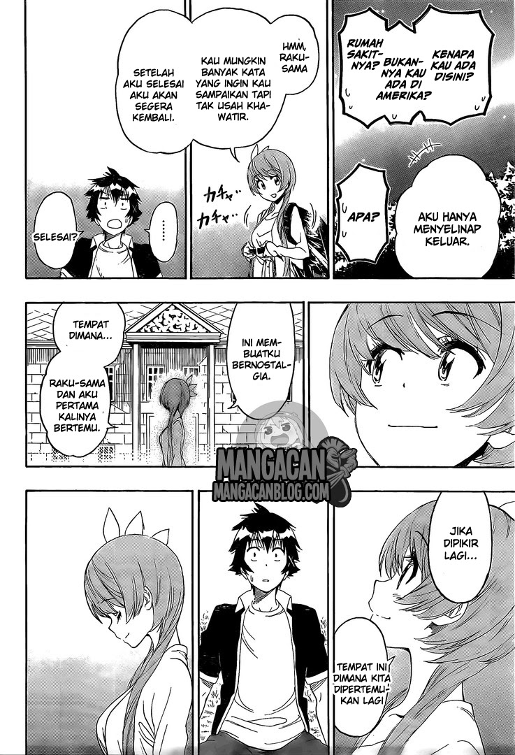 Nisekoi Chapter 219 Gambar 13