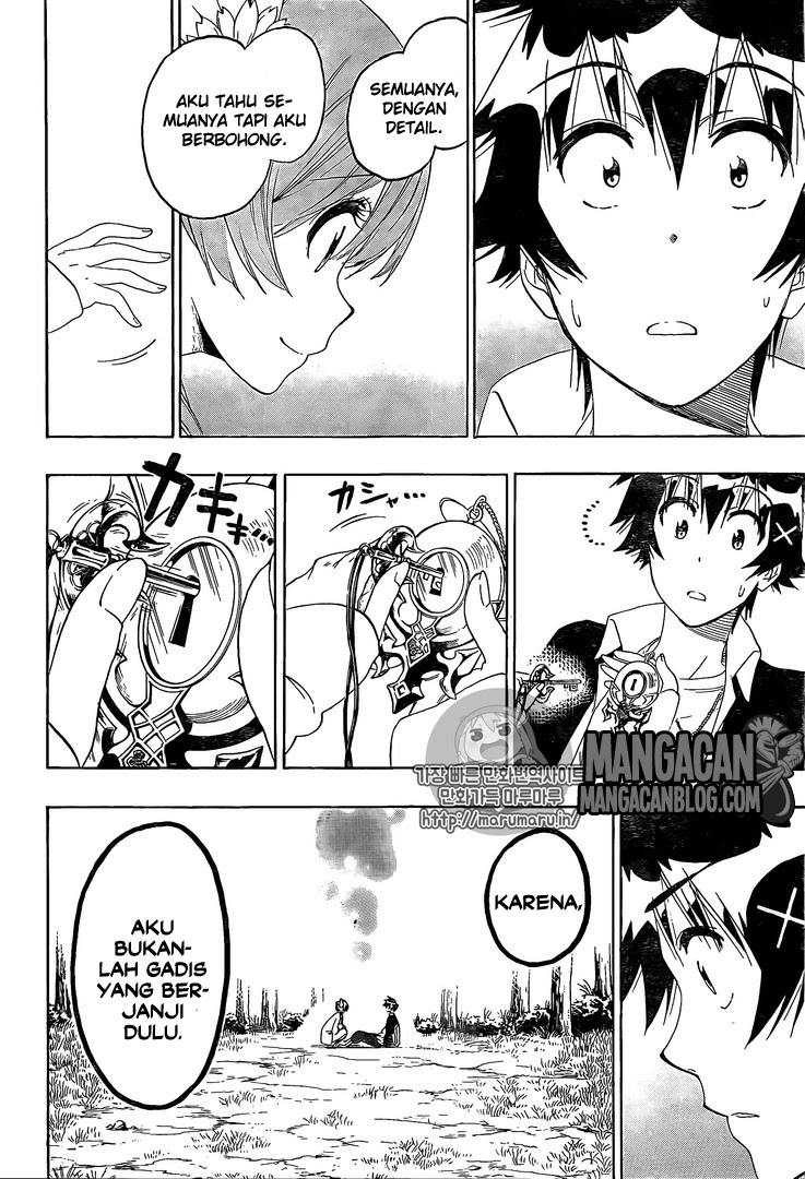 Nisekoi Chapter 219 Gambar 15