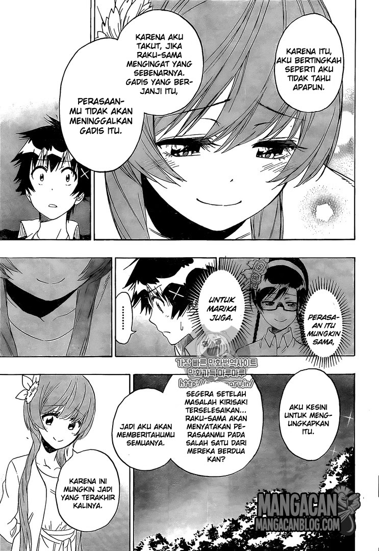 Nisekoi Chapter 219 Gambar 16
