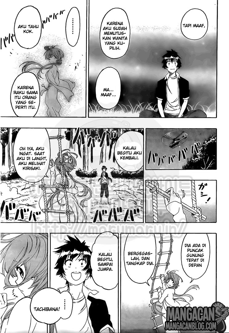 Nisekoi Chapter 219 Gambar 18
