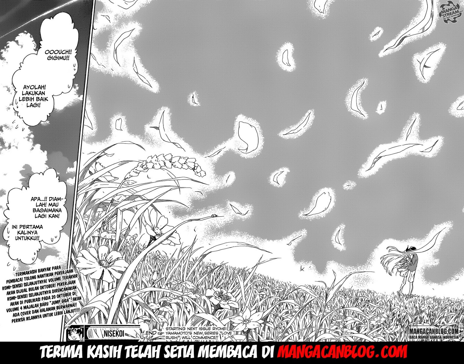 Nisekoi Chapter 229 - End Gambar 24