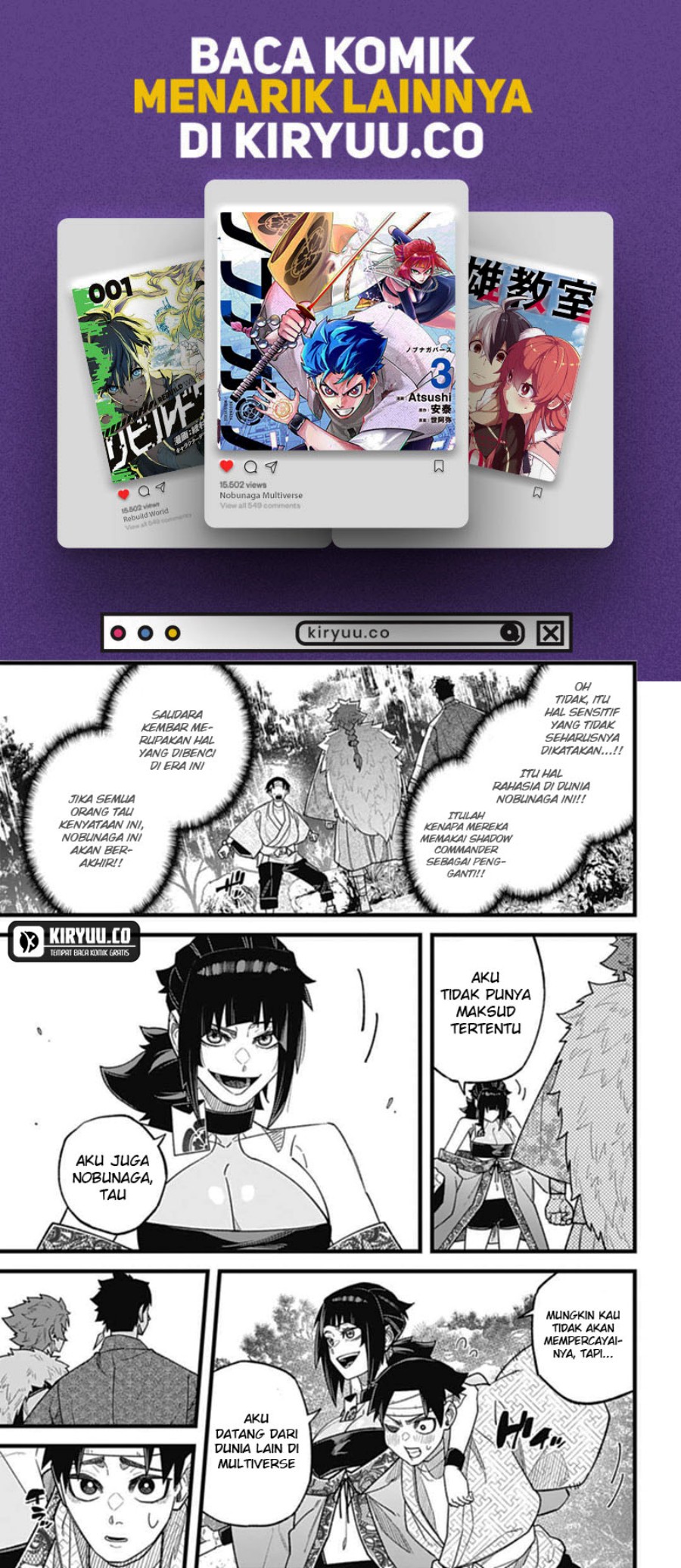 Nobunaga Multiverse Chapter 05.1 Gambar 6